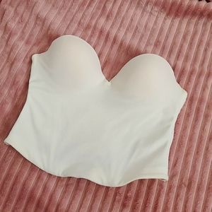 Corset push-up bra top